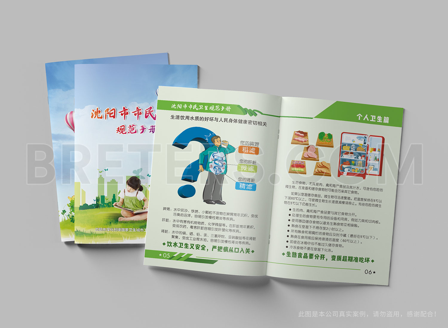 沈陽創(chuàng)城市民衛(wèi)生手冊設計